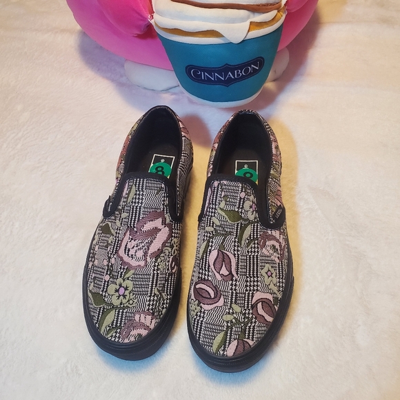 Vans Classic Slip-on with stacked Sole and Tapestry Floral, Womens Size 8 .new - Picture 2 of 9